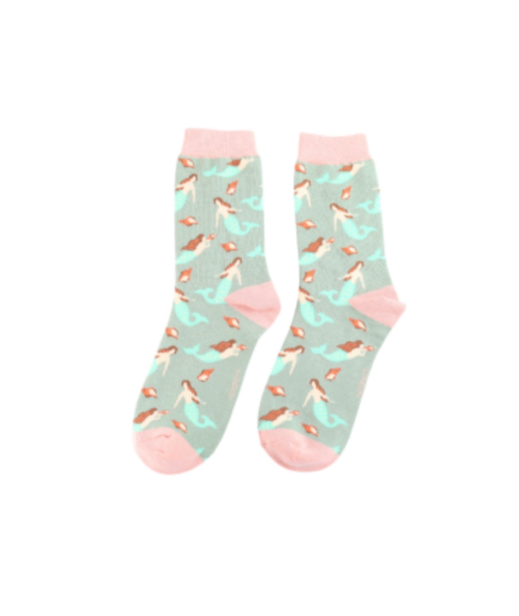 SKS471 Mermaids Bamboo Socks