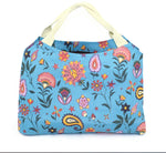 FOLK FLOWER DAY BAG LIGHT BLUE