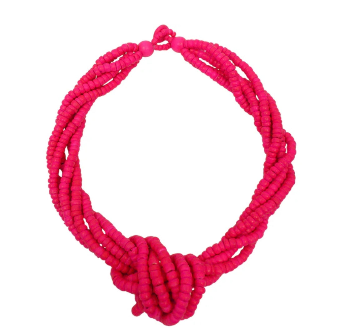 NK8337 Coconut Shell Bead Necklace