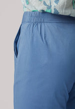 Stretch Light Poplin Folly Trouser - Soft Blue