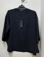 5436 Wide Leg Pull on Trouser-Charcoal