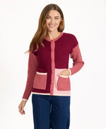 691 COLOUR BLOCK CARDIGAN