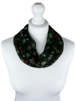 SHMM1371 Flower Print Magnetic Scarf