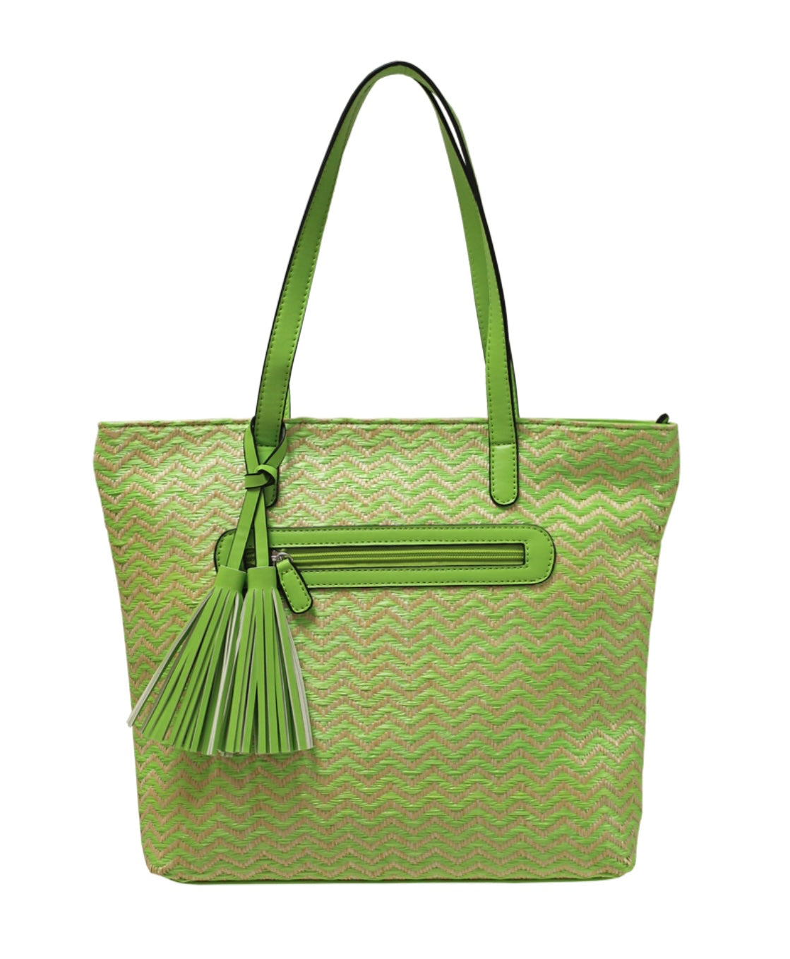 FOXGLOVE STRAW WEAVE SHOULDER BAG