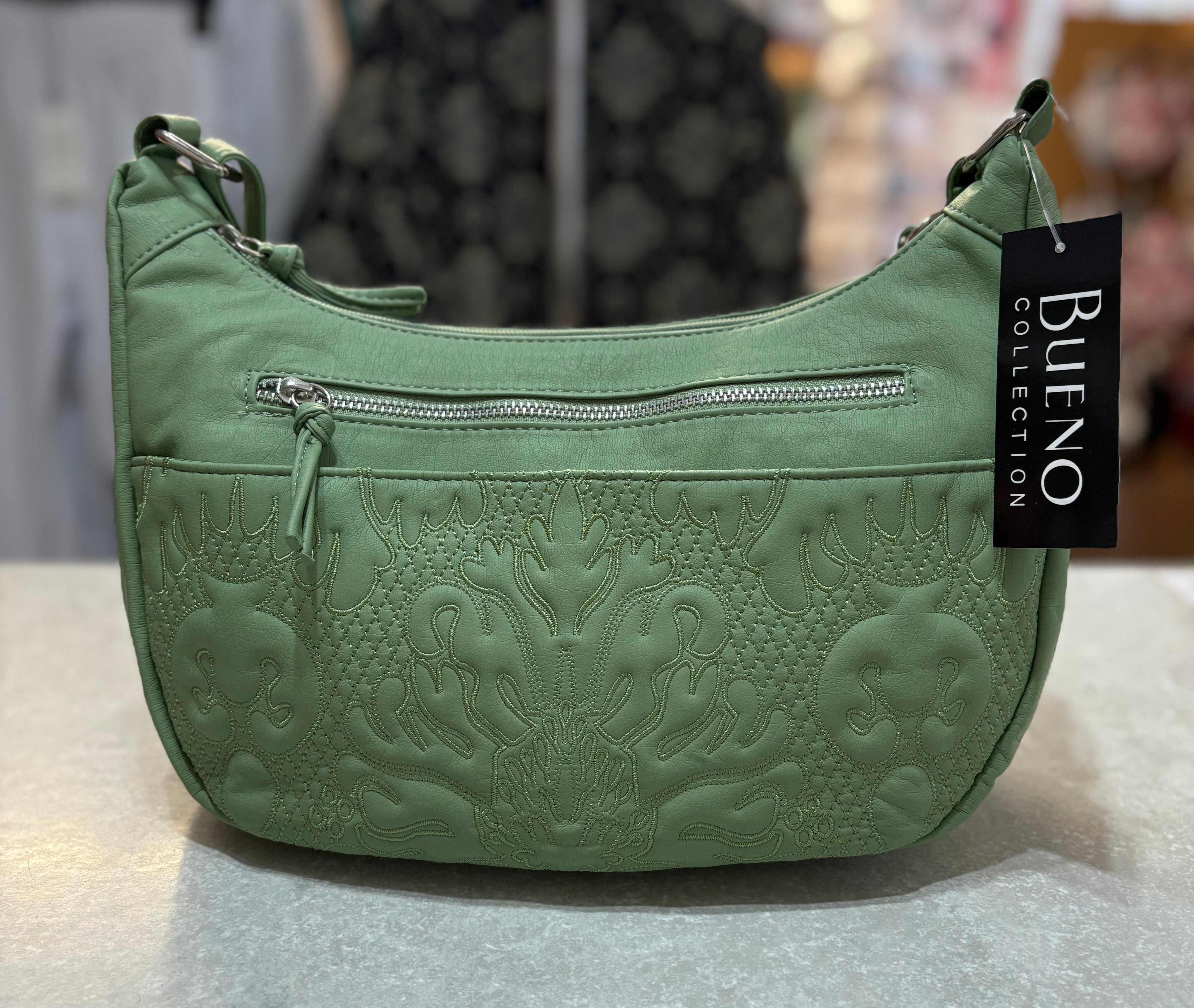 52126 Half Moon Crossbody Quilted Bag