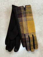 3574 Traditional Tartan Touchscreen Gloves