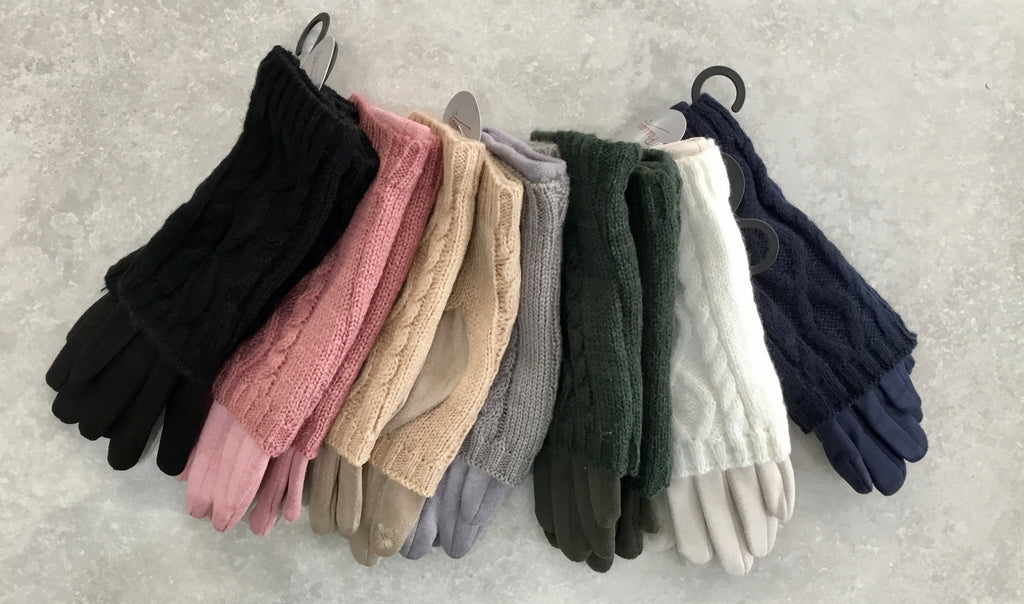 GL9303 2 in 1 Knitted Gloves