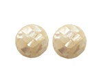 ER174 ROUND SHELL EARRINGS