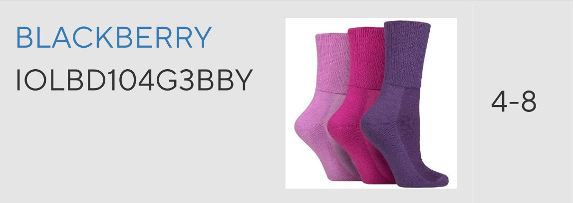 IOLB BAMBOO DIABETIC SOCKS