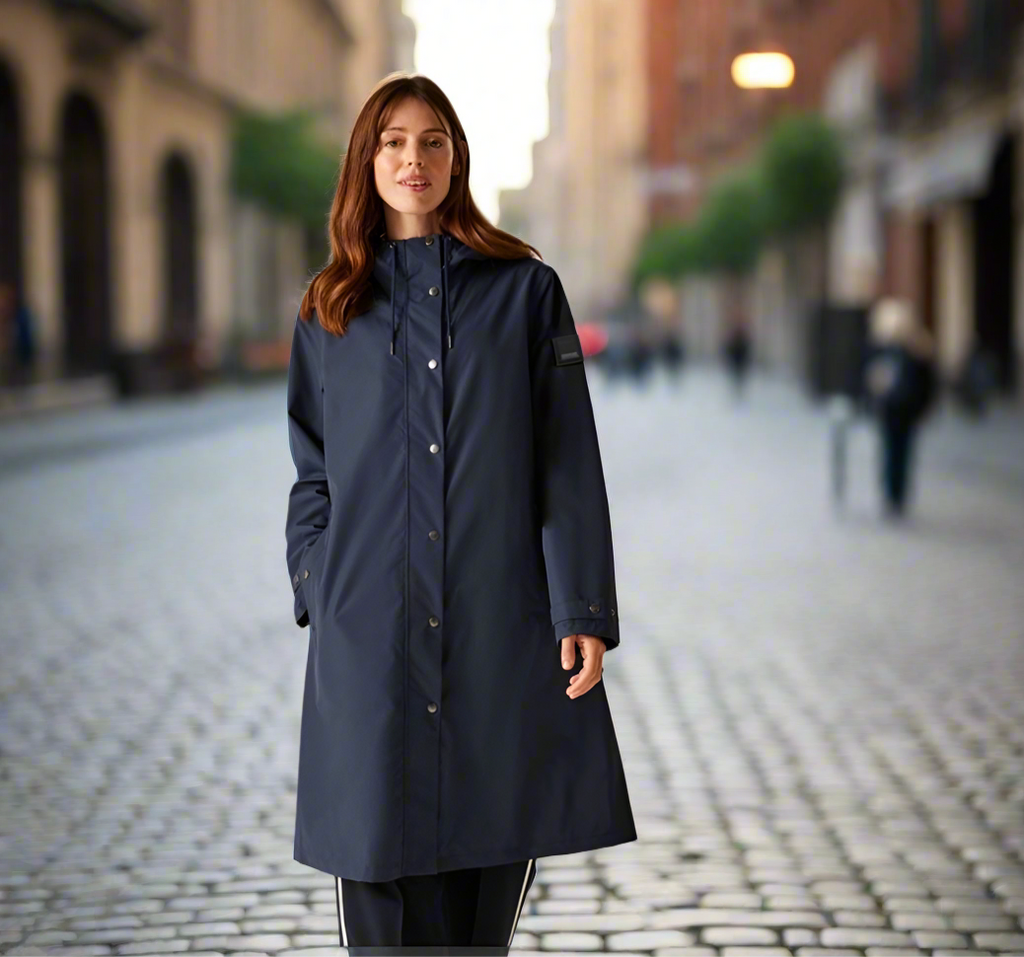 RWW459 Reinna Long Rain Coat