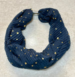 MM1976 Magnetic Scarf Gold Star Crinkle