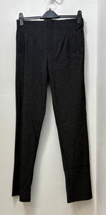 702T Charcoal High Waisted Tapered Leg Trouser