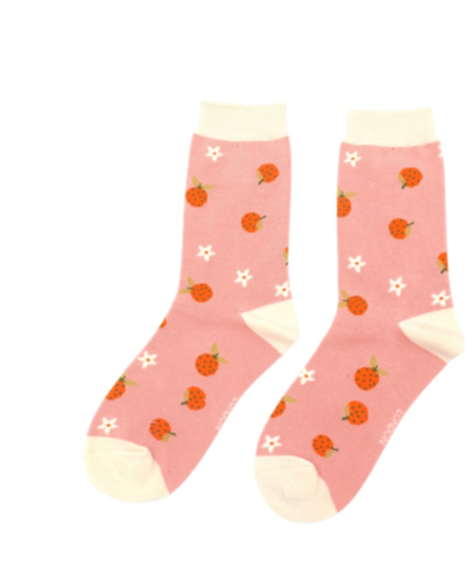 SKS268 Clementines Bamboo Socks