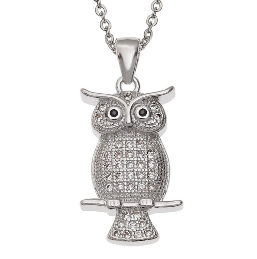 W0195 Owl Necklace