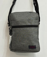 2513 LORENZ SMALL TWO TONE POLYESTER BAG WITH TWO TOP ZIPS