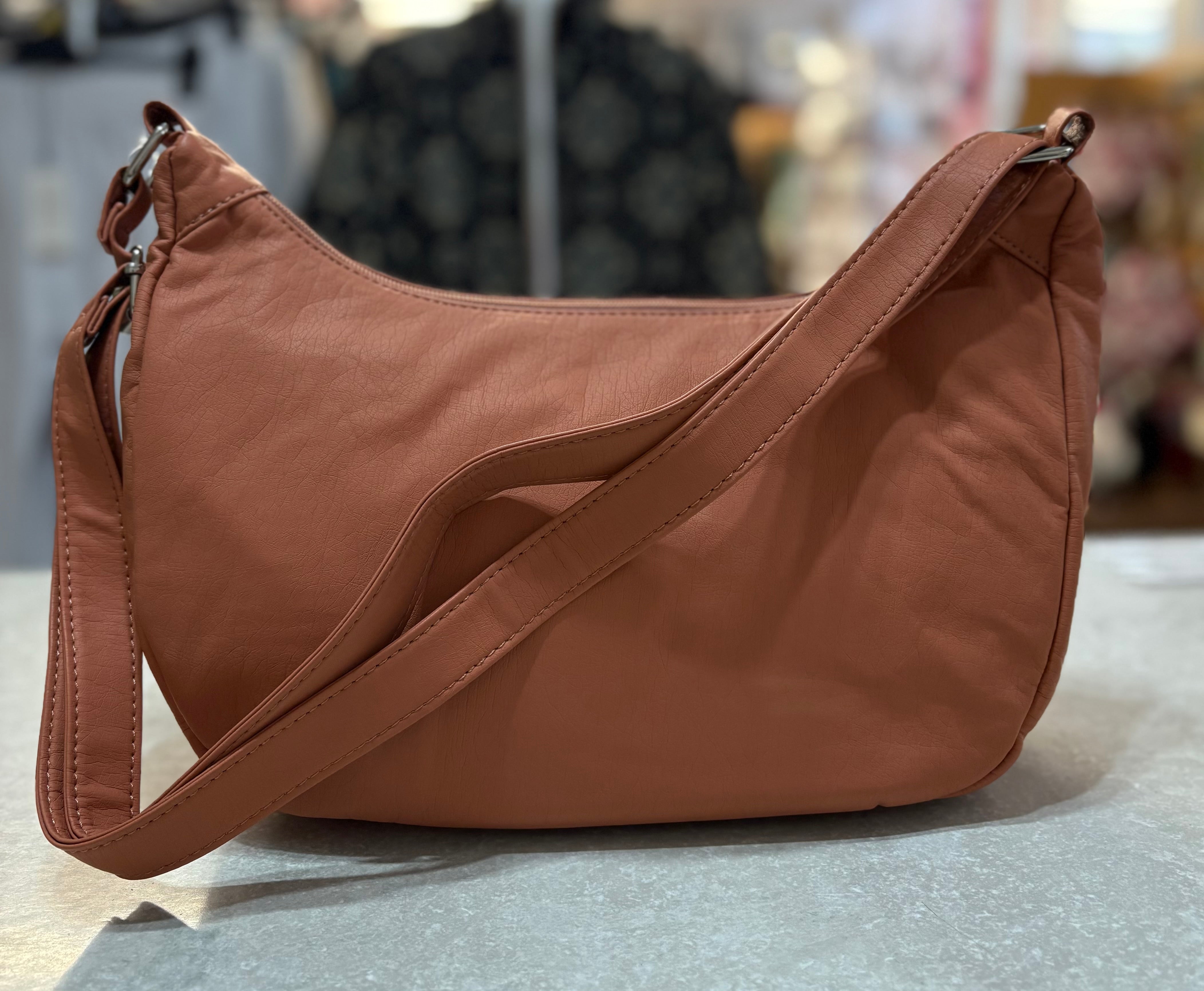 52126 Half Moon Crossbody Quilted Bag