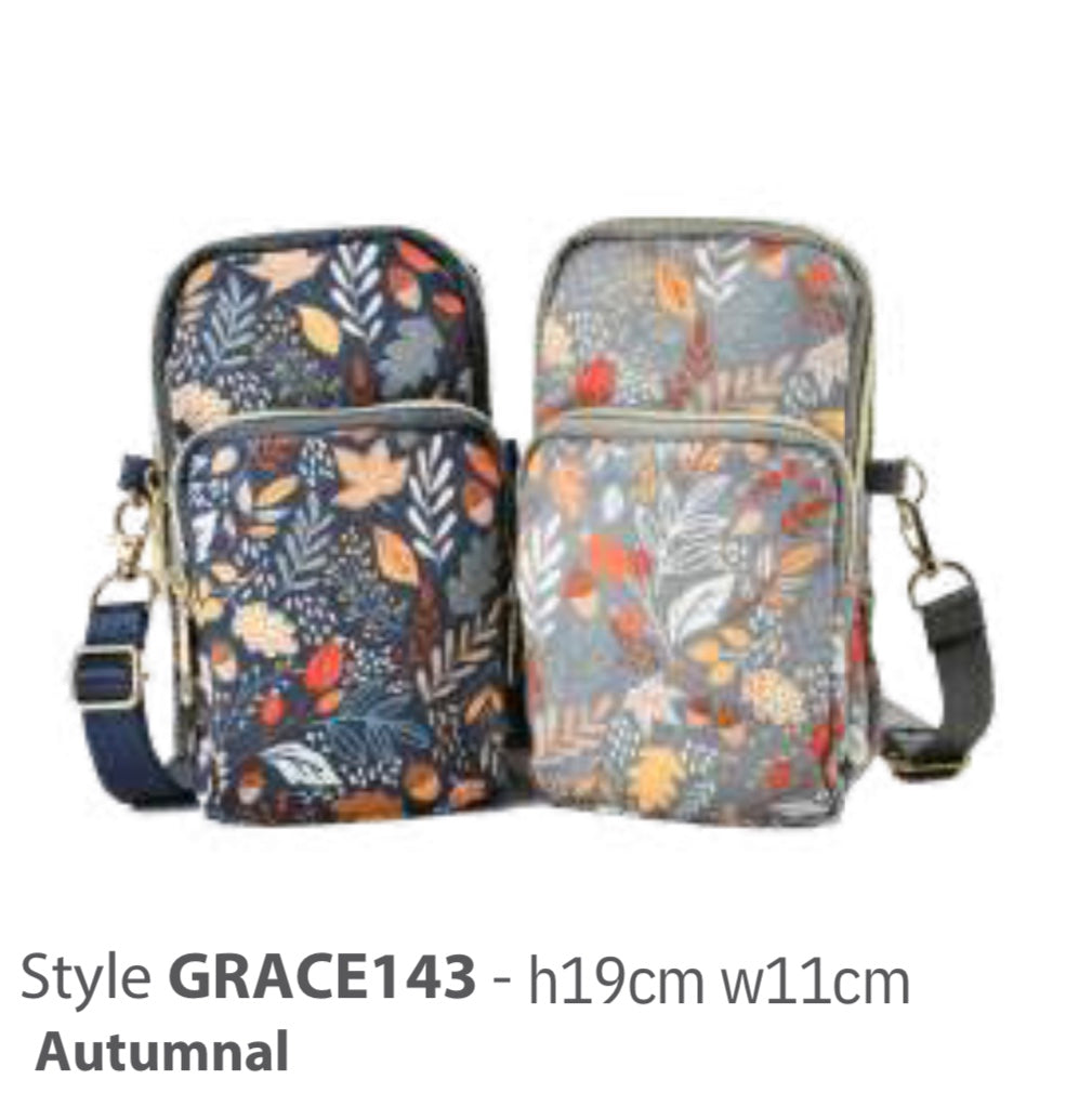 143-Autumn Print Phone Bag