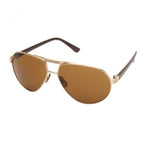 8711 AVIATOR STYLE SUNGLASSES WITH GOLD METAL FRAME