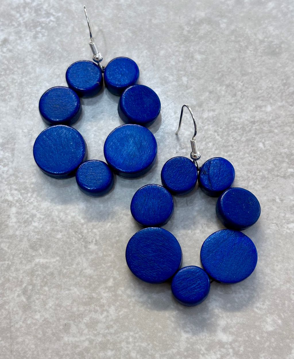 Coconut Shell Drop Earrings