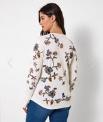 Ellie Embroidered Jersey Top