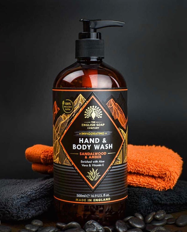 Sandalwood and Amber Hand and Body Wash