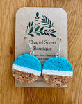 Up Cycled cork earrings
