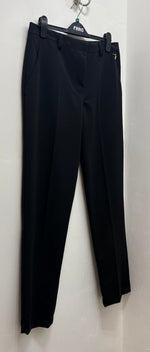 663T Black Smart Straight Leg Trouser