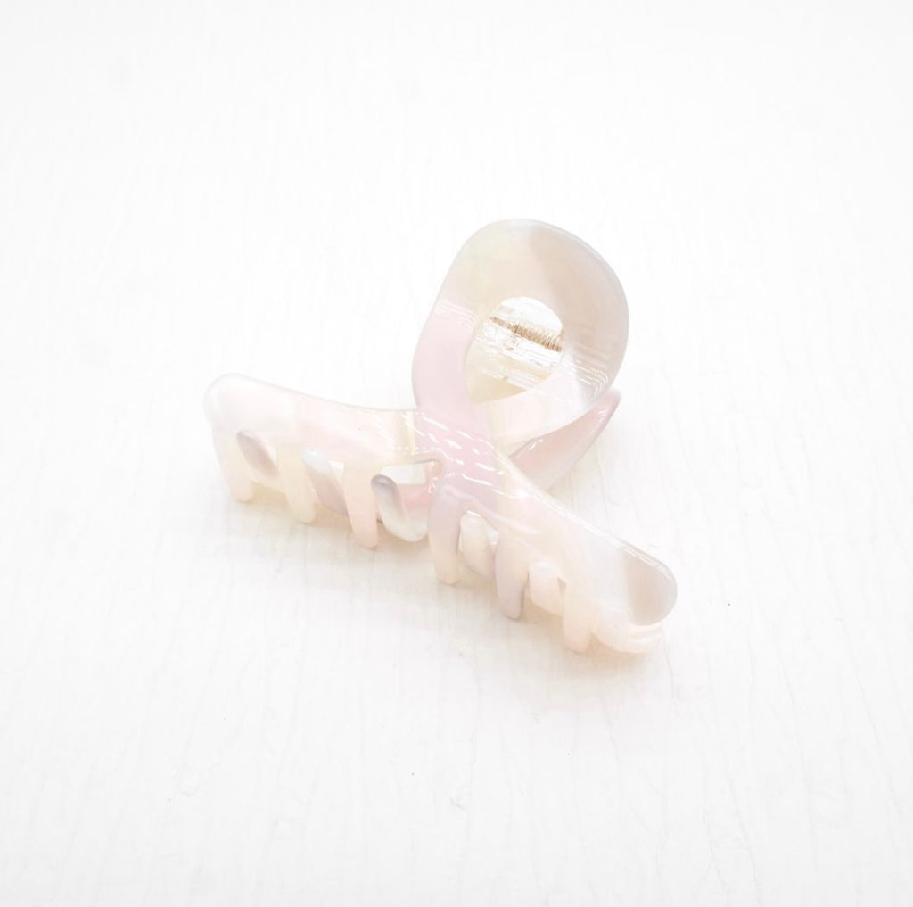 HC1106 Twist Silver Hair Claw Clip