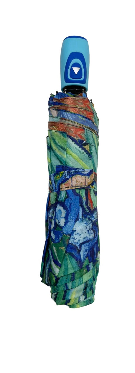 7454 Van Gogh Irises Print Umbrella (Short)