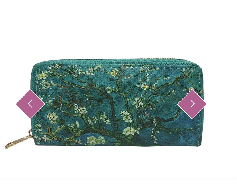 3539 Van Gogh Almond Blossom Print - Purse