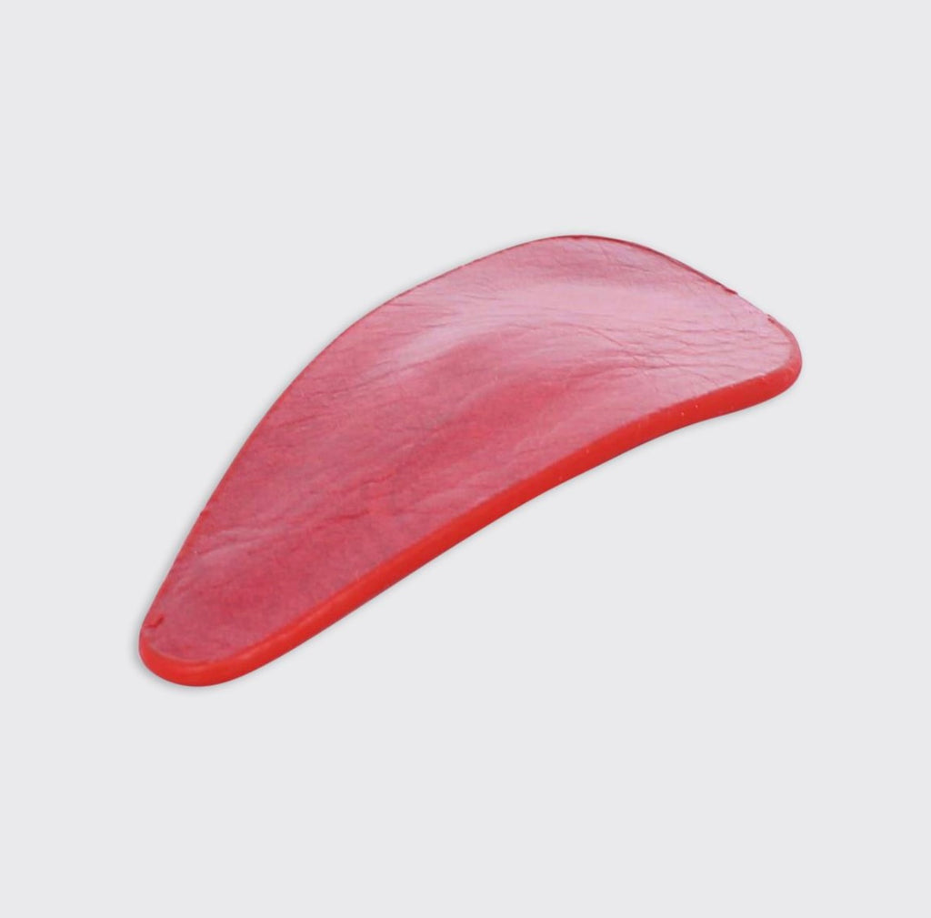 Faux Leather Hair Clip Cream