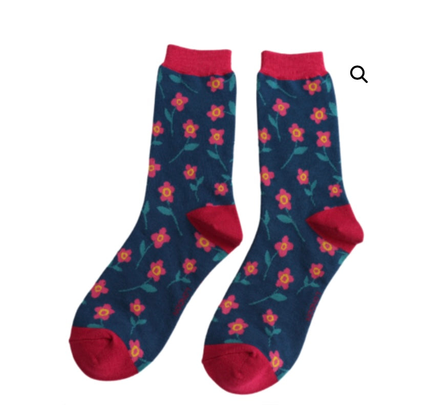 SKS508 Petite Flowers Navy