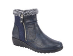 Basil Navy Boot