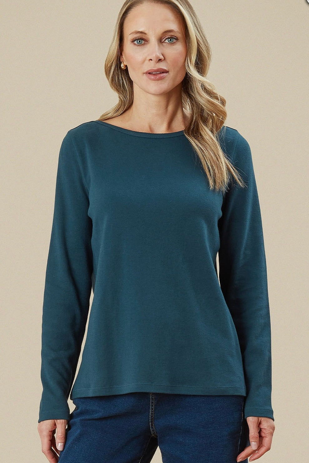 Brushed Cotton Veesha Top