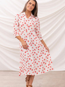 Aoife Dress - Soft Pink Floral