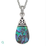 TJ121 Natural pear drop necklace