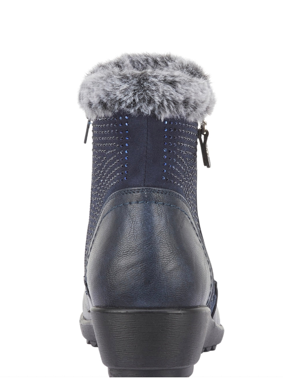 Basil Navy Boot