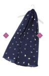 2794 Silver Bee Print Scarf