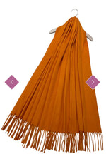 3555 Super Soft Plain Pashmina Tassel Scarf