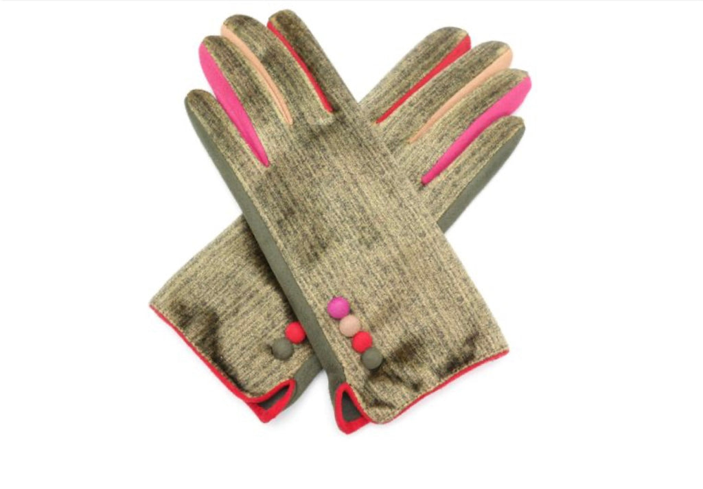 G2105 Faux Velvet Gloves