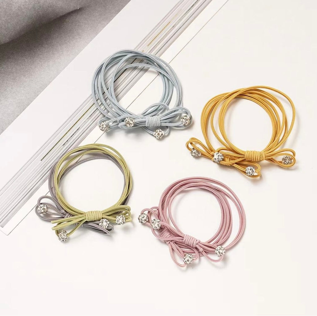 HE1030 Elastic Hair Ties Pack Of 10