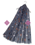 5036 Mixed Cats / Kitten Print Scarf