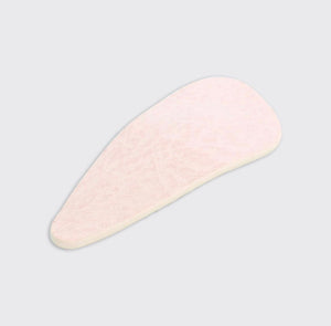 Faux Leather Hair Clip Cream