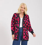 PAINT STROKE KNIT CARDIGAN