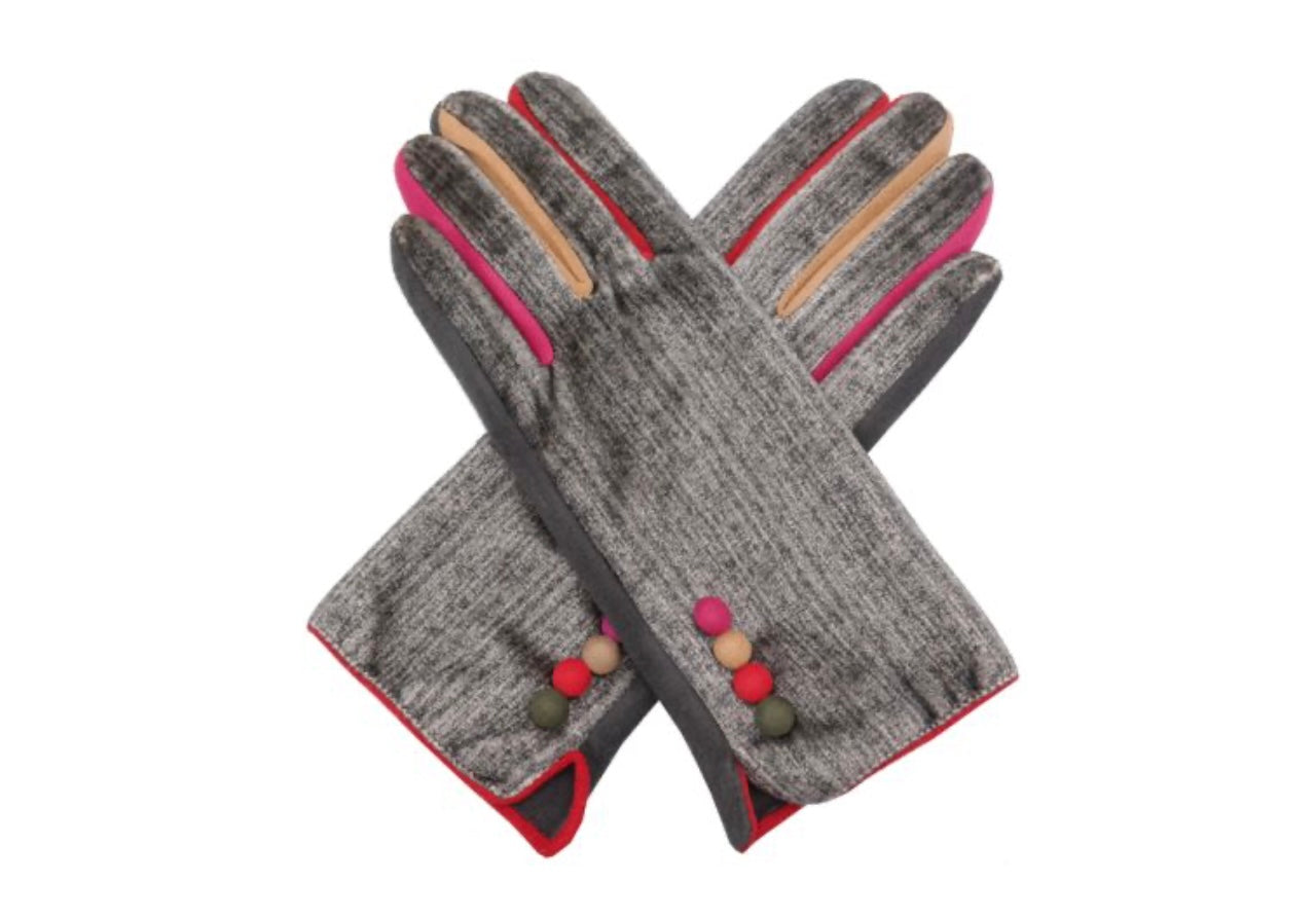 G2105 Faux Velvet Gloves