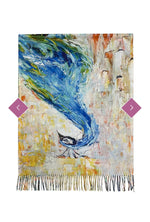 7937 Klimt Portrait of Maria Munk Art Print Reversible Wool Tassel Scarf