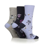 LADIES 3 PR RHS GENTLE GRIP SOCKS