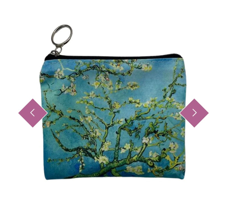 8068 Van Gogh Almond Blossom Foldable 2-in-1 Shopper Bag & Purse