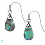 TJ217 Natural pear drop earrings
