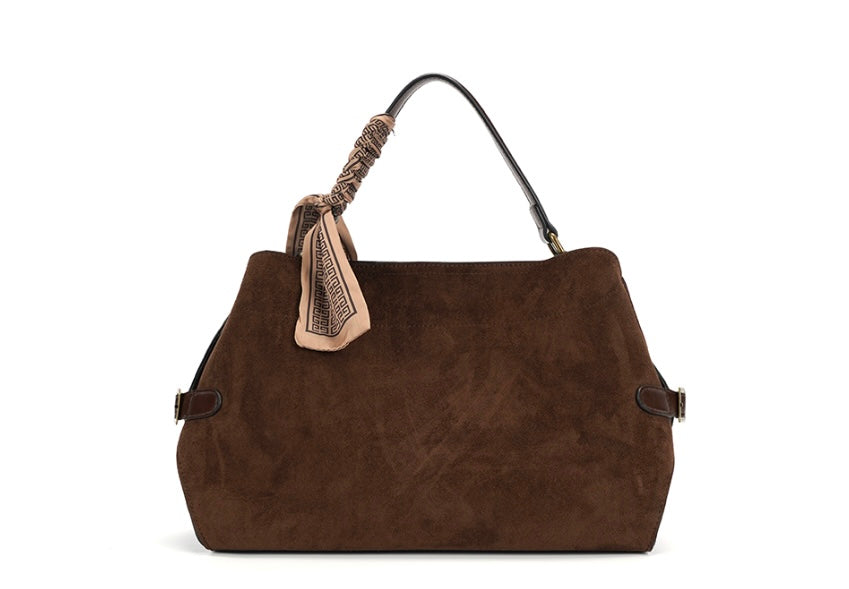 XY6697 Faux Suede Hand Bag